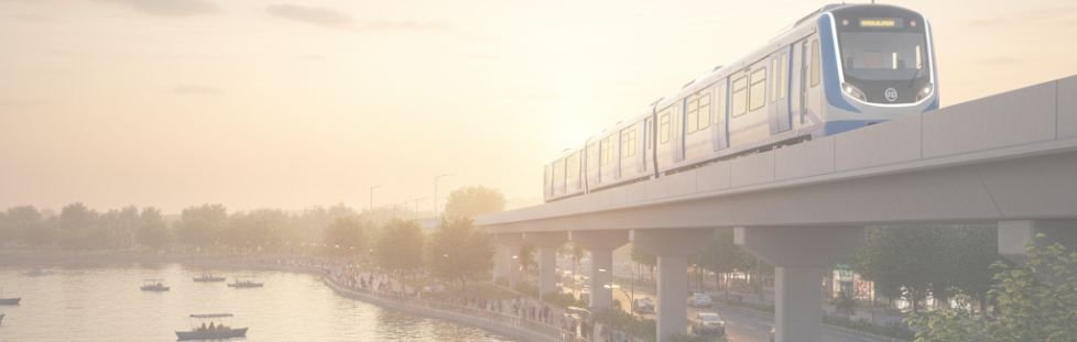 Metro Train Background