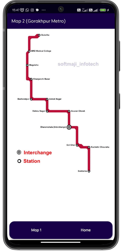 App Screenshot 2: Route Planner